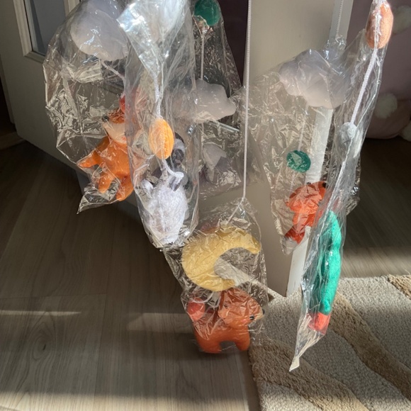 New baby mobile with outdoor mountain animals clouds trees nature infant - Picture 12 of 14